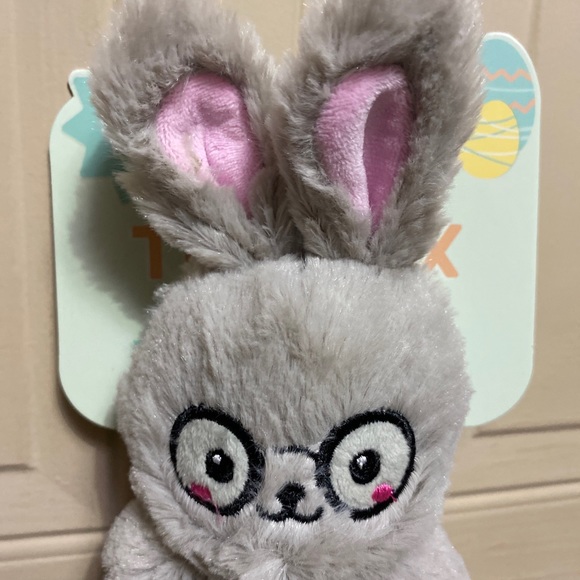 Fringe Bunny Easter Dog Toy With Squeaker. - Picture 4 of 7